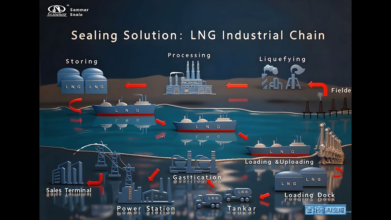 Map of LNG Supply Chain