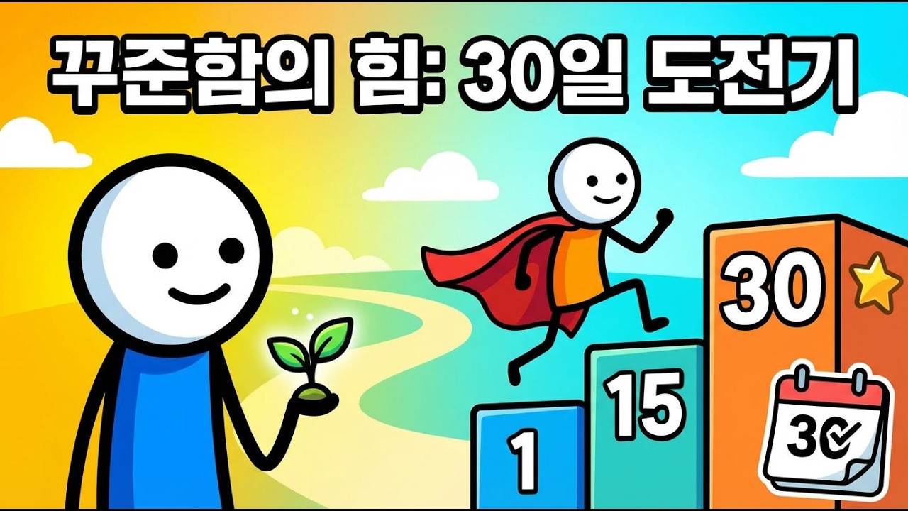 어떻게 30일 동안 꾸준히 할 수 있을까?