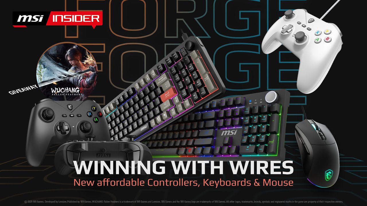 Winning with wires - New affordable Controllers, Keyboards & Mouse