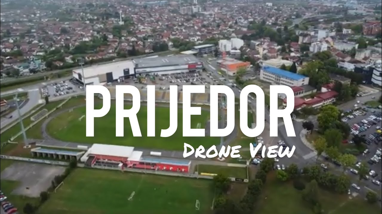 Prijedor, Bosnia and Herzegovina Drone View