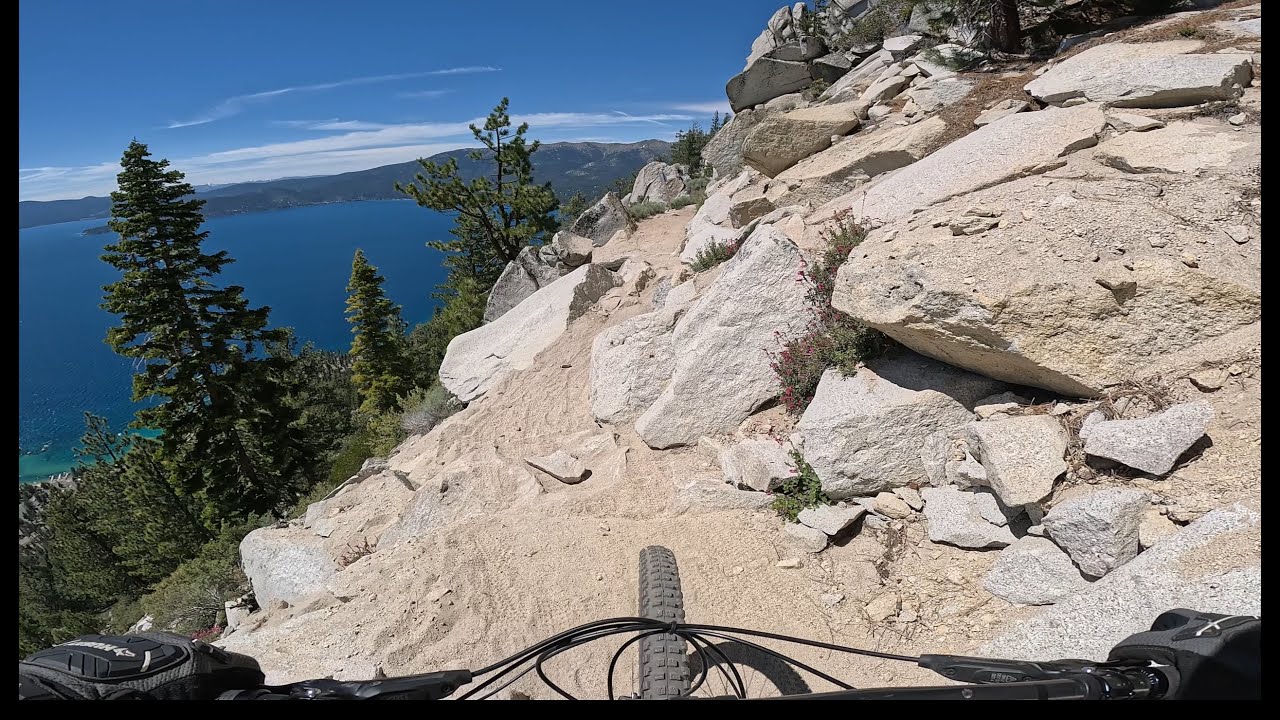 BEST parts of the Flume Trail mountain bike trail at Lake Tahoe