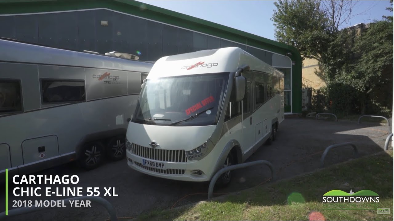 4-BERTH 2018 CARTHAGO CHIC E-LINE 55 XL // WALK-THROUGH VIDEO