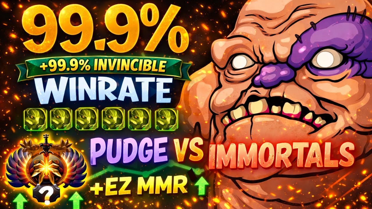 Pudge Gameplay – Dominating Immortal Rank Players | DOTA 2