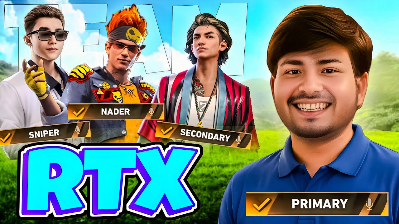 Finally, I Created my E-SPORT TEAM - (Team RTX) 