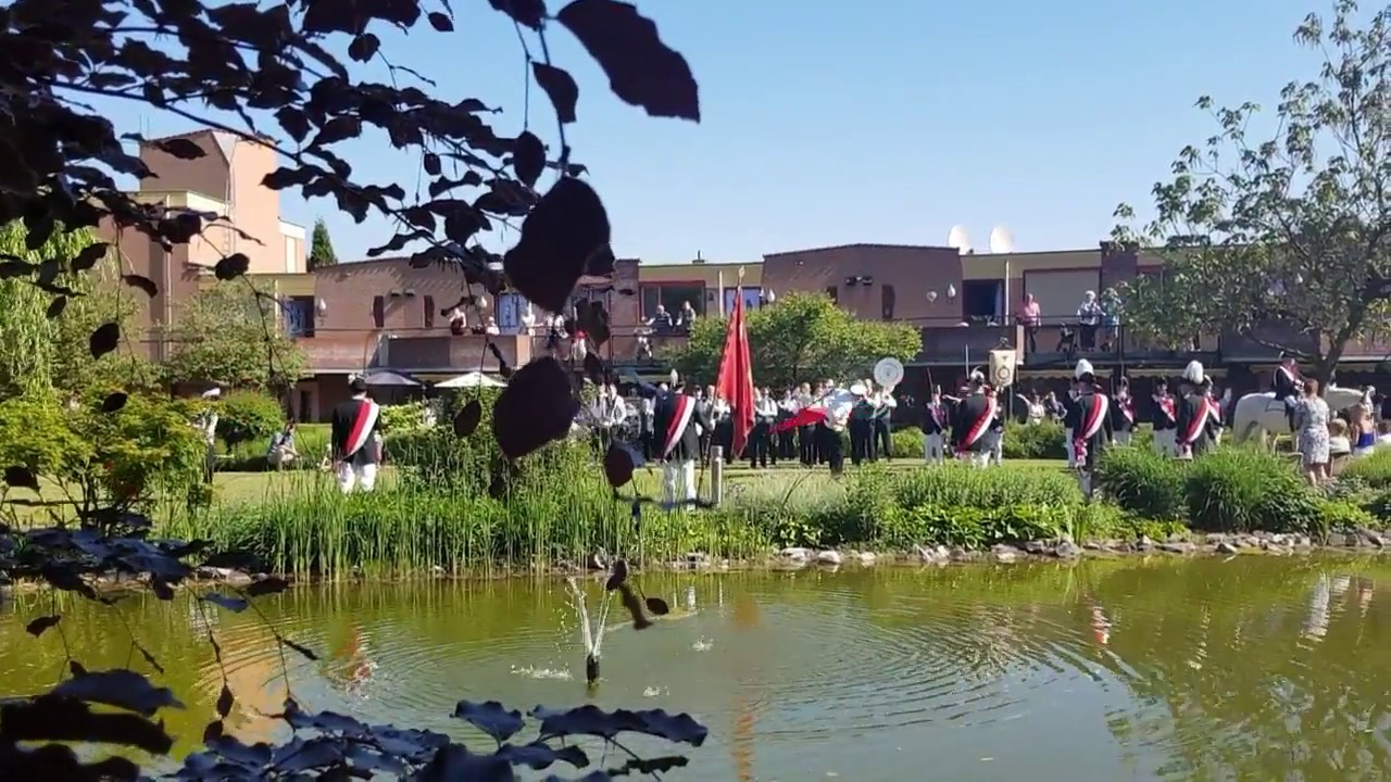 Vendelen op dinsdagmorgen 15 mei 2018 op Lobede in Tolkamer