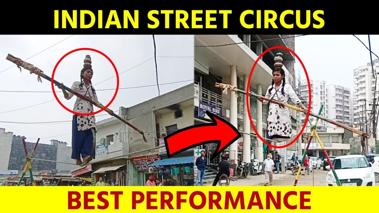 Indian Street Circus BEST Performance | Street Magic