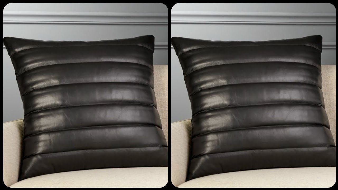 23" Izzy Leather Pillow with Down-Alternative Insert + Reviews | CB2