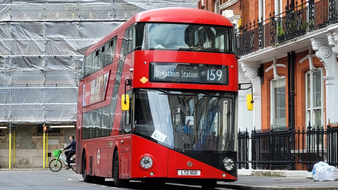 Full Route Visual. Route 159: Oxford Circus - Streatham Station | New Routemaster LT630 LTZ 1630