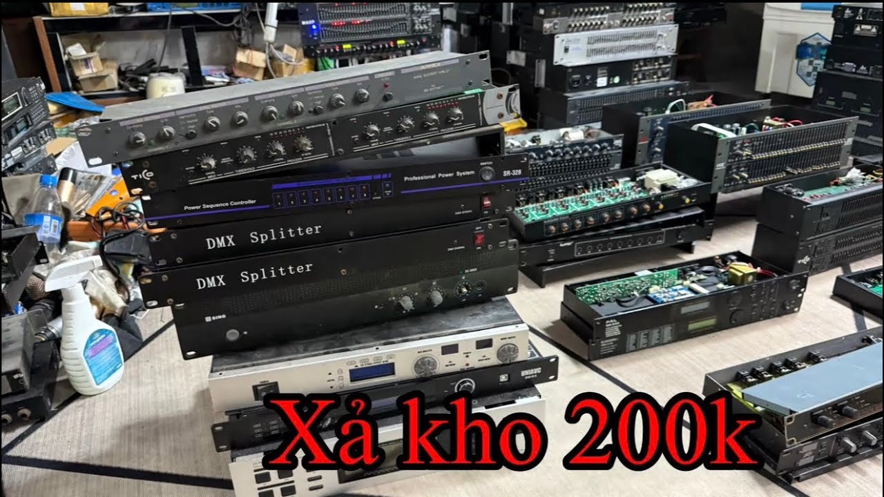 Dọn kho thanh lý 200k, lọc đèn , vang số, nén tiếng, eff rời các loại thập cẩm lh 0366669888