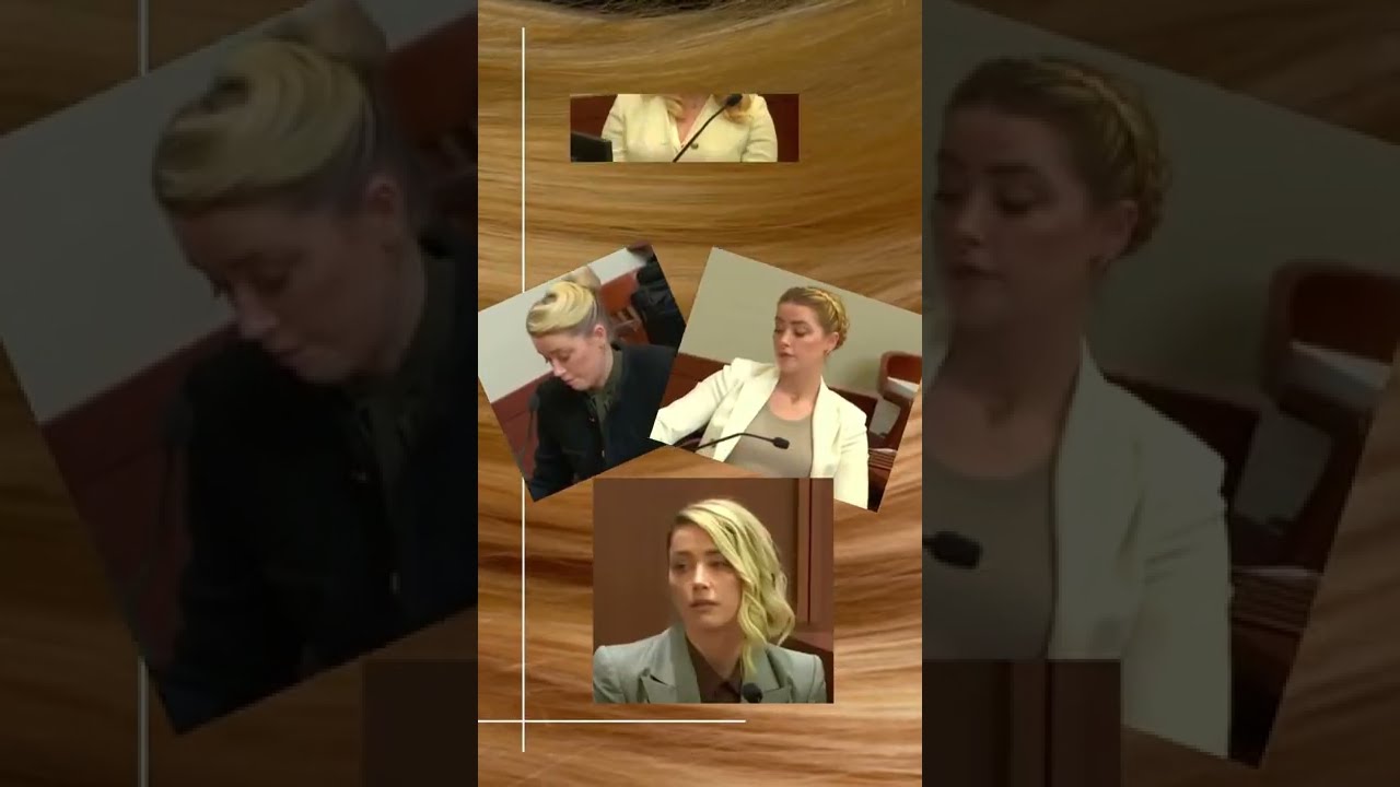 Amber heard hairstyle in court, amber heard haircut 2022