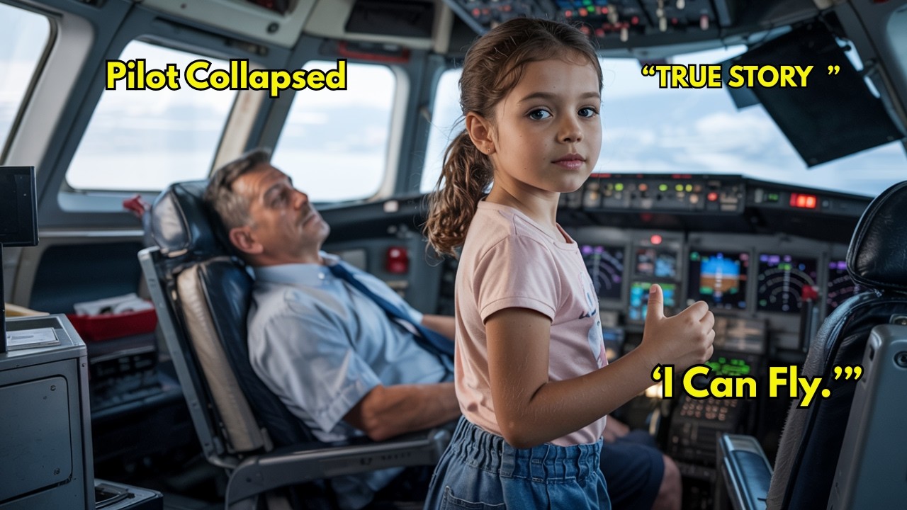 Pilot Collapsed Before Landing — Then 11-Year-Old Girl Entered the Cockpit and Said, ‘I Can Fly.’”