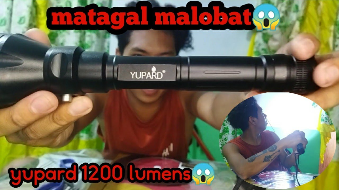 EP#9 UNBOXING YUPARD DIVING FLASHLIGHT 😱 1200 lumens