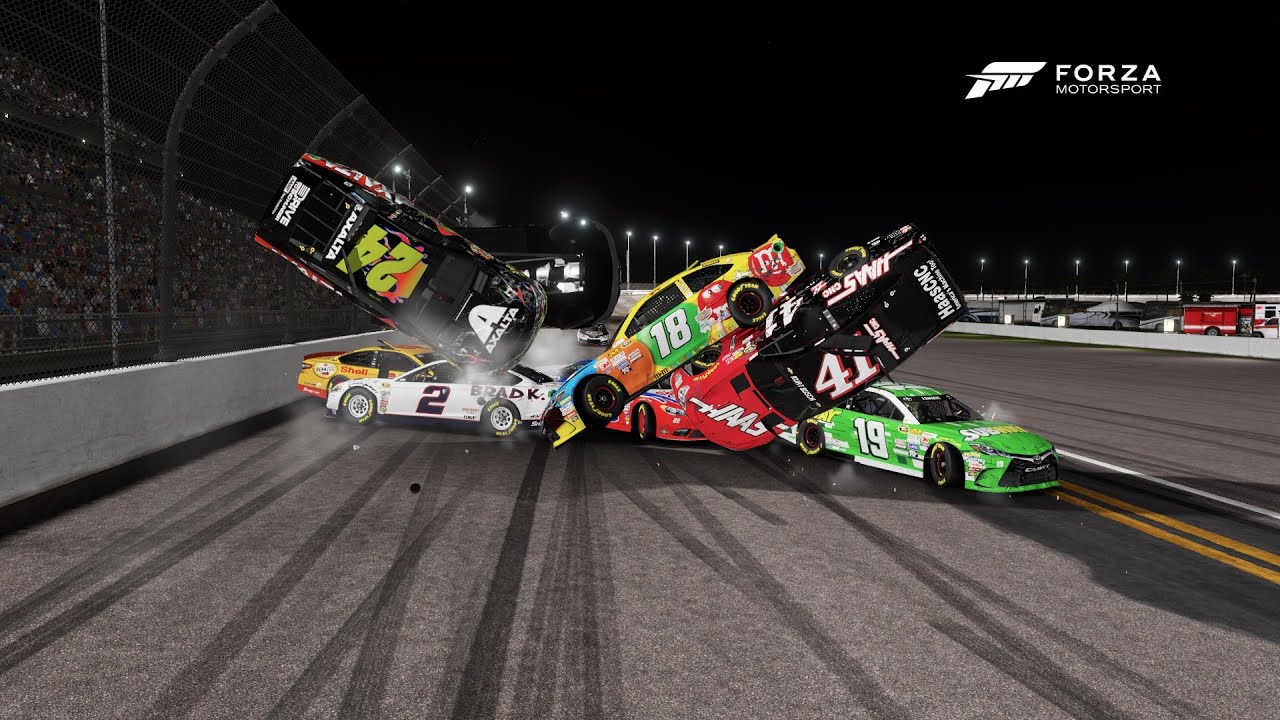 FORZA MOTORSPORT 6 - NASCAR EXPANSION DLC #11 FINAL Crash Compilation