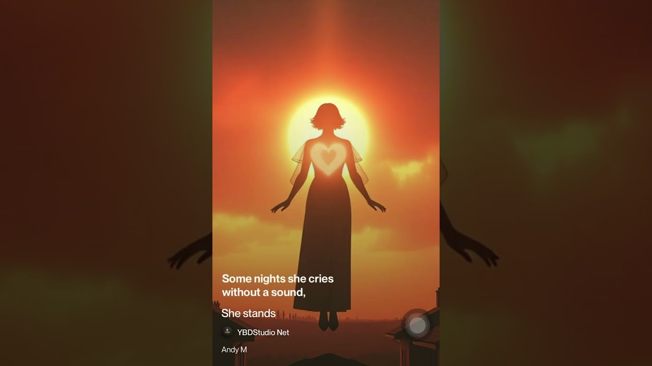 She stands