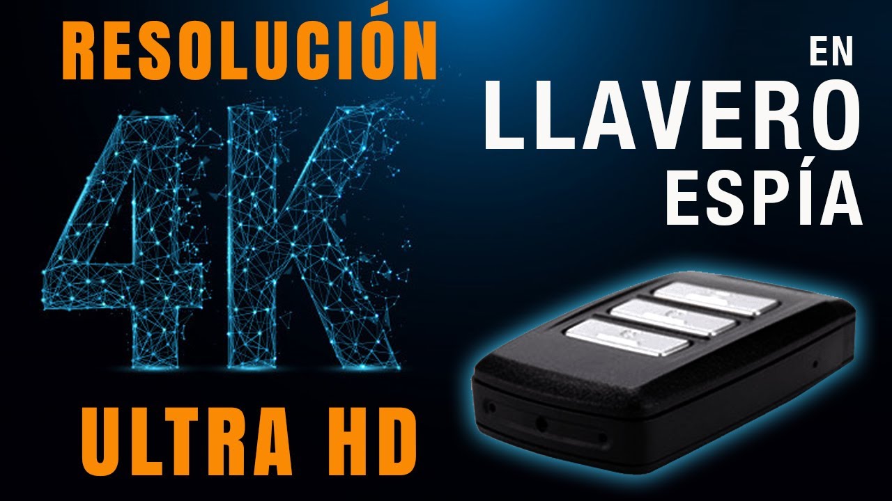 🕵️‍♂️ Cámara espía con resolución 4K en llavero de coche ❤  - Espiamos