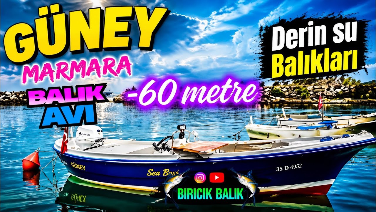tekne avı!! 60 metre derine yem ve jig attık