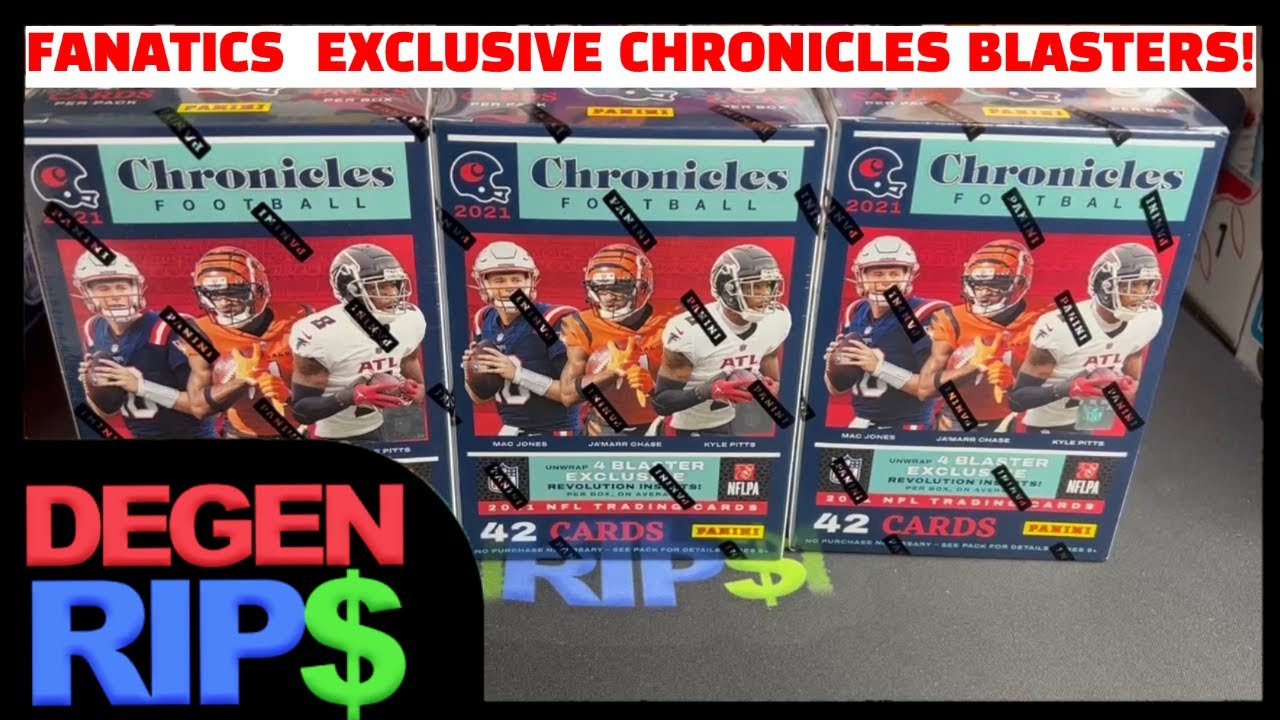 These are LOADED! - Fanatics Exclusive 2021 Chronicles Football Blaster Review!