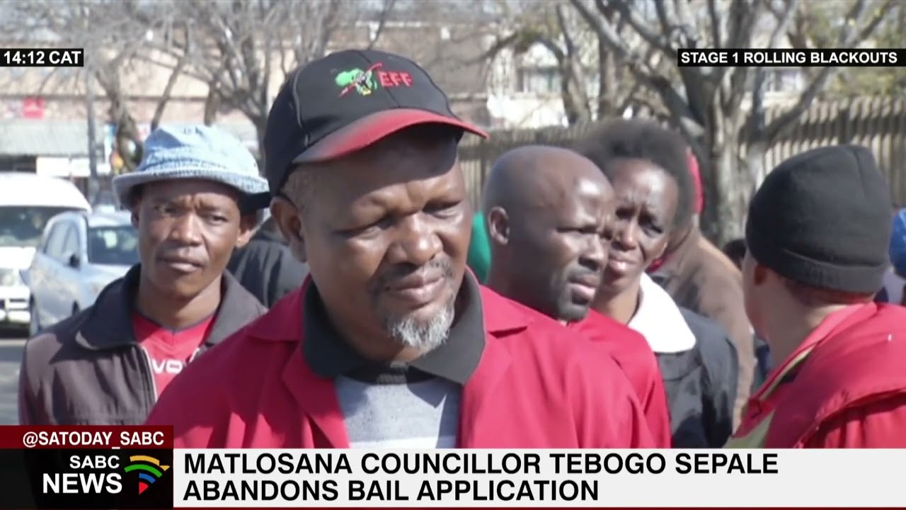 Matlosana Councillor Tebogo Sepale abandons bail application
