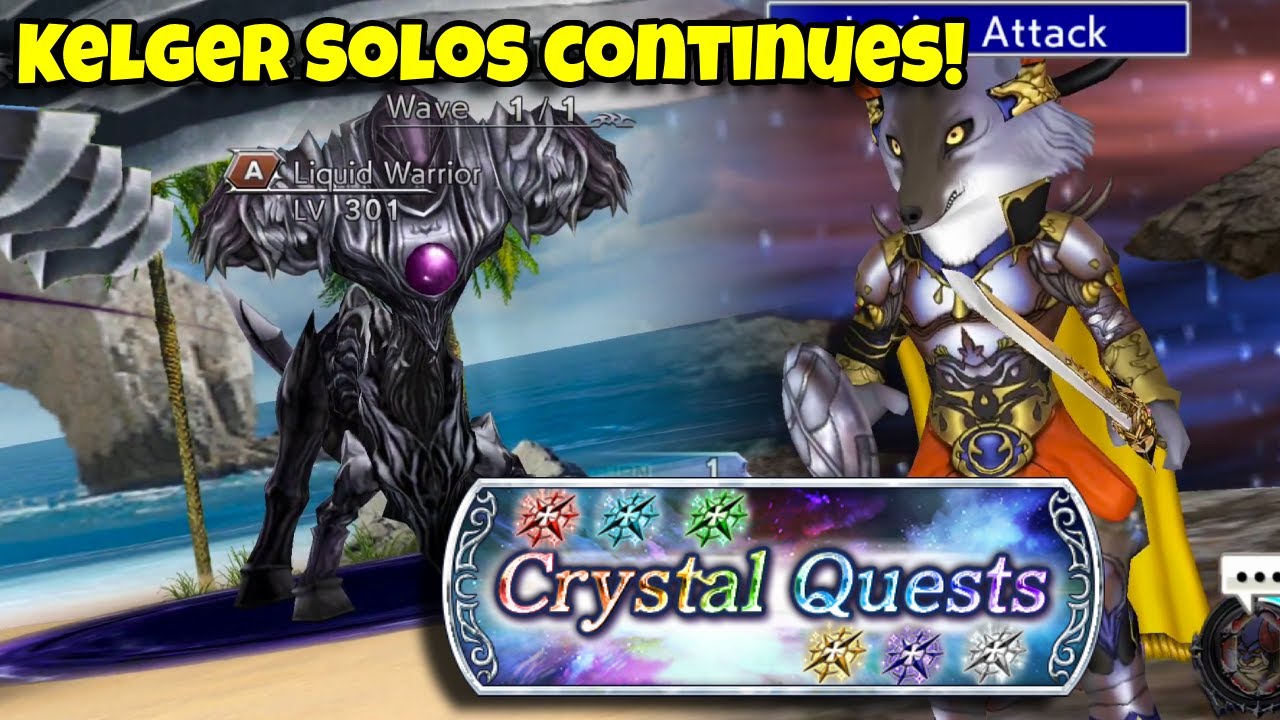 Kelger Solos Continues! Weekly Crystal Quest SHINRYU Lvl3 (Cor LC) [DFFOO GL]