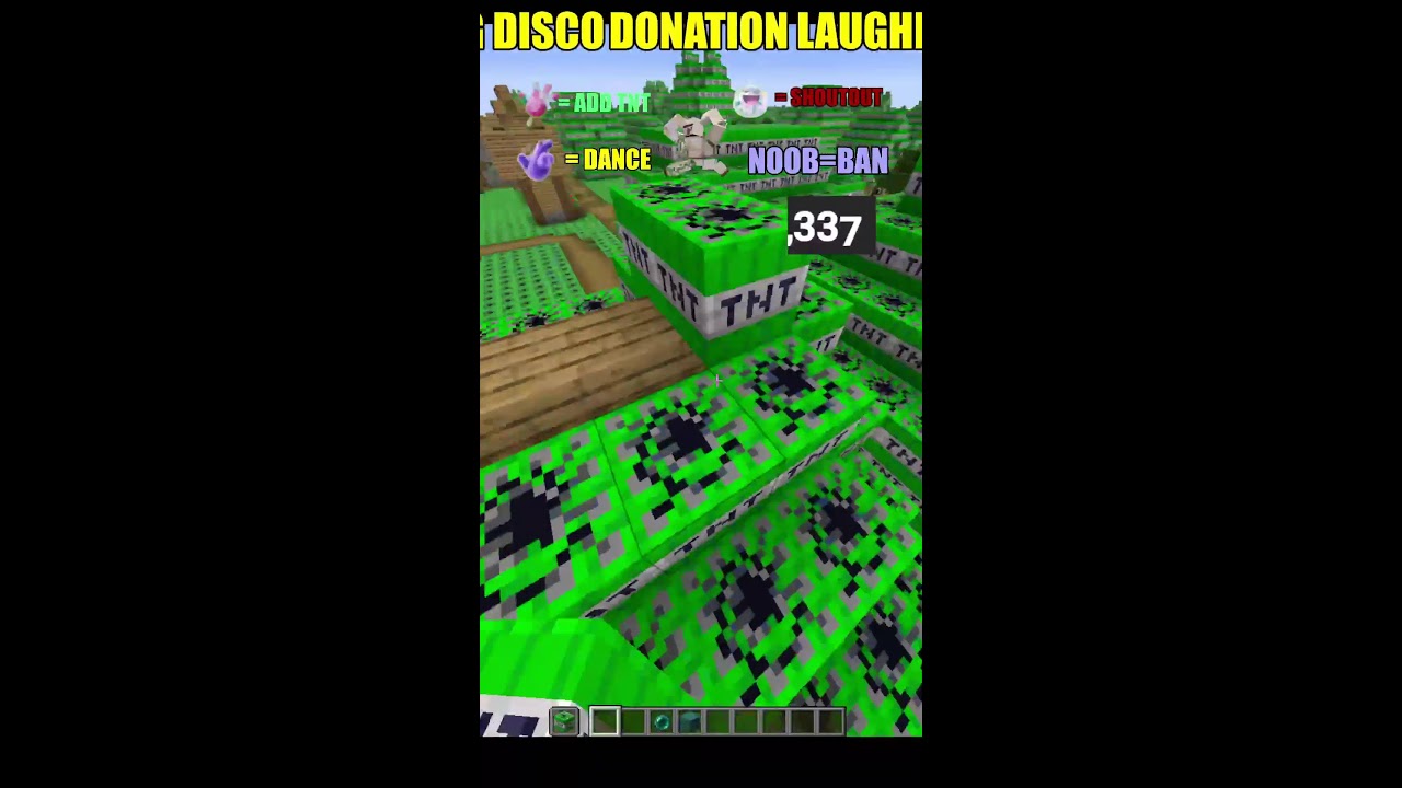 Minecraft TNT Village #shortlive