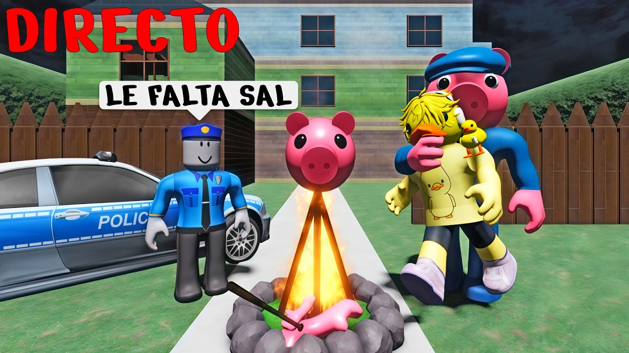 🐷👻JUGANDO ROBLOX CON USTEDES + GRABAMOS VIDEO DE PIGGY UNETE!!!! | DIRECTO :))