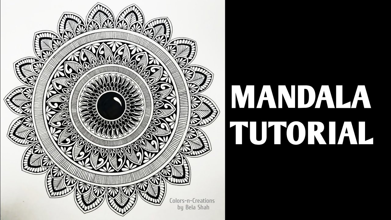 Mandala for Beginners | Easy Mandala / How to draw a Mandala