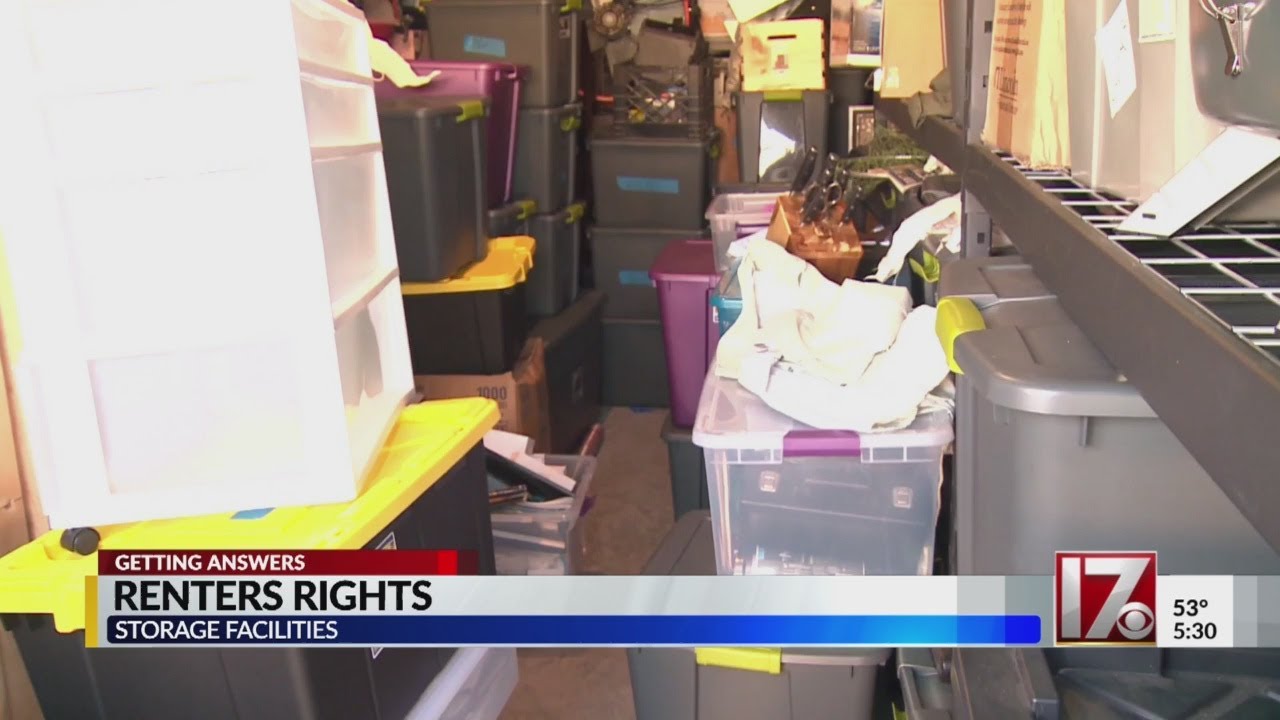 What's insured when you keep your items in a storage unit?