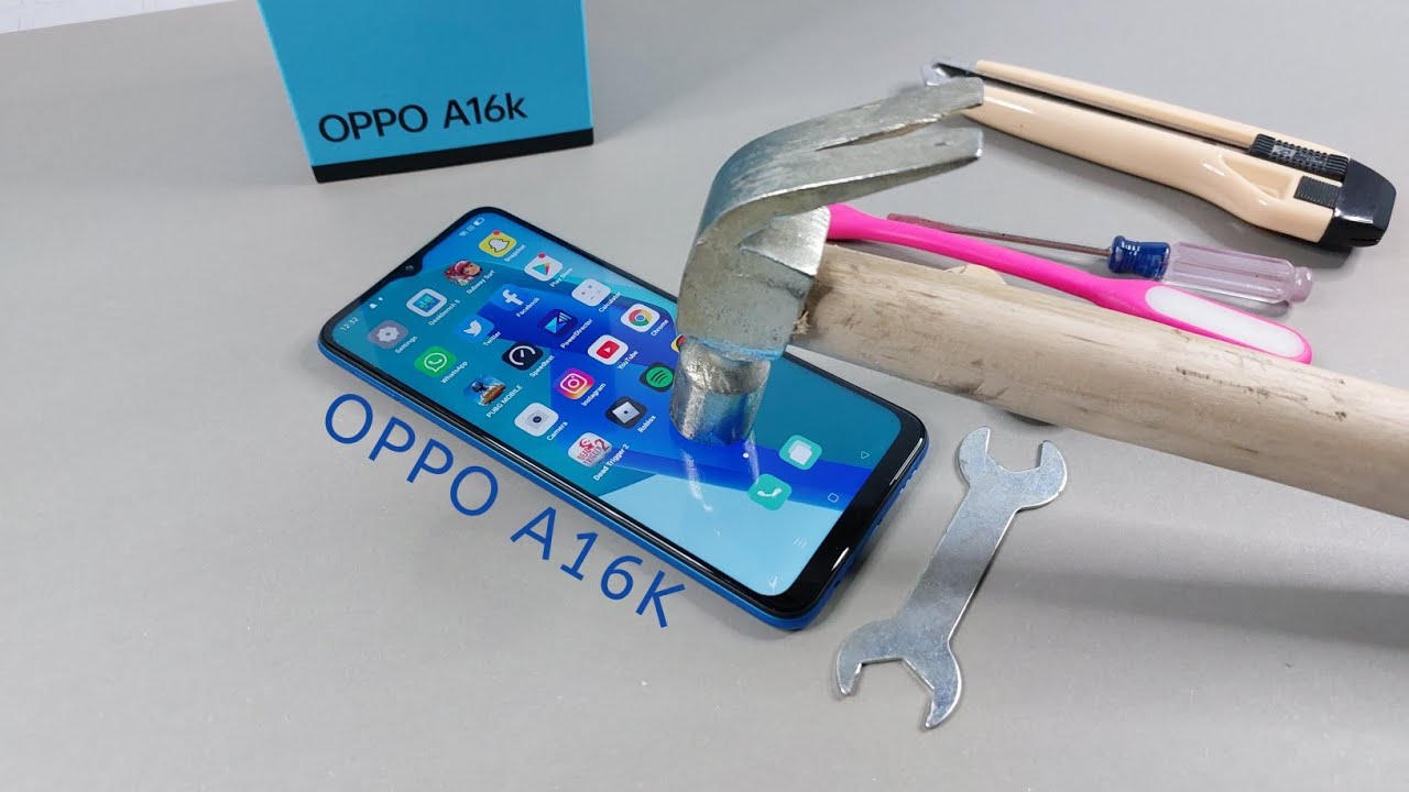 Oppo A16K Screen Scratch Test | IPS LCD Durability Test