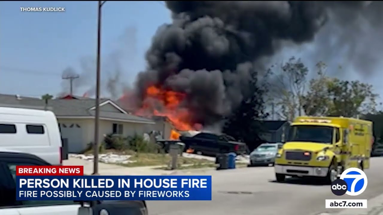Person killed in Simi Valley house explosion; fireworks suspected