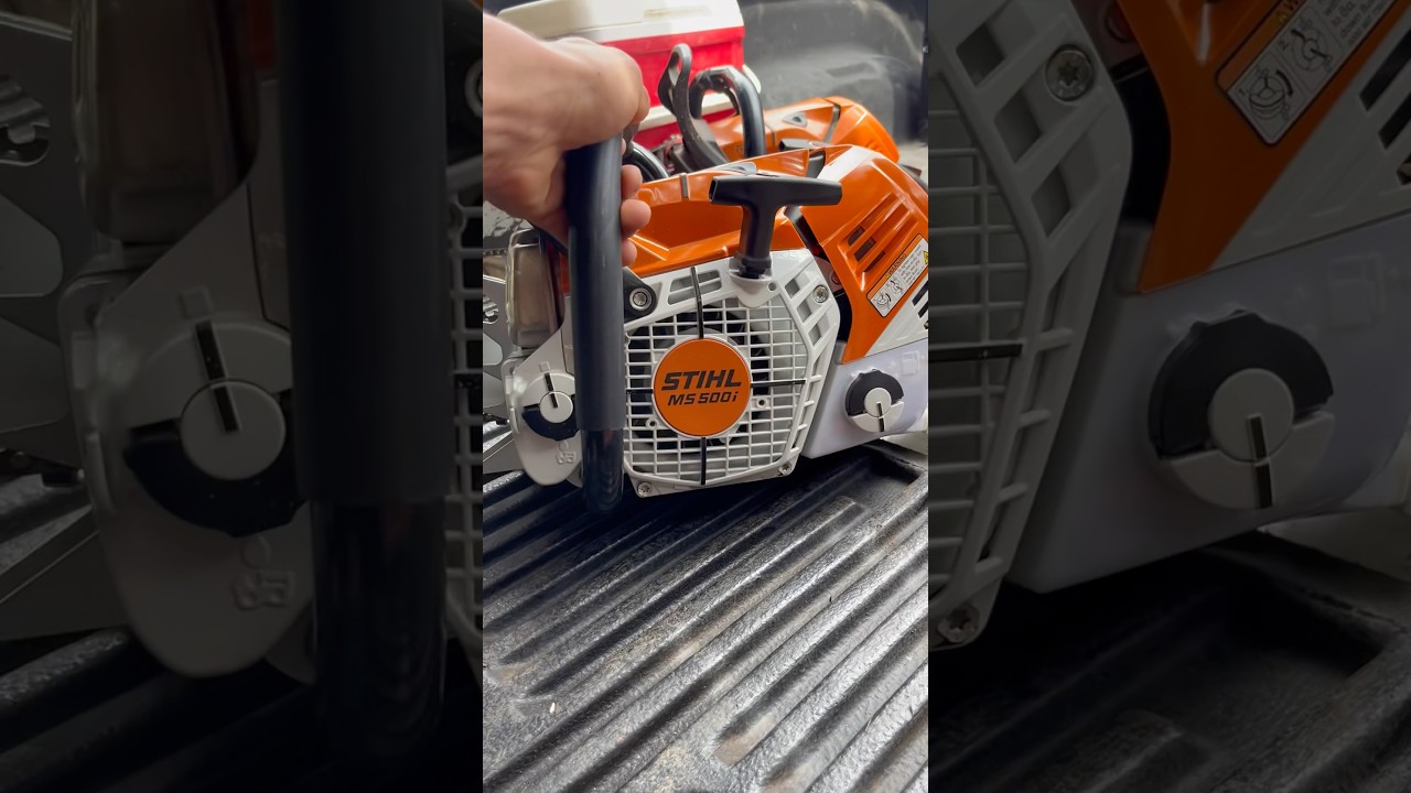 Small upgrades for Stihl ms500i bark box and 3 point felling dogs @westcoastsaw1368 #stihl500i