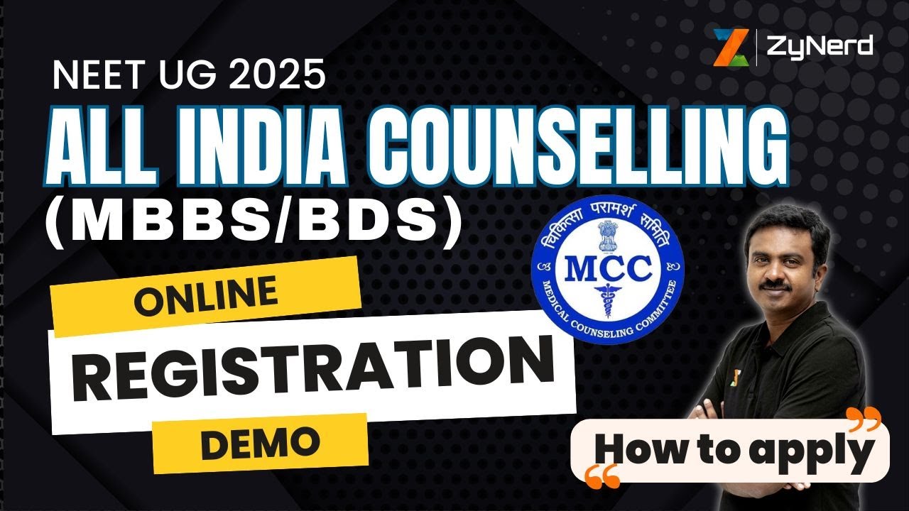 All India Counselling (MBBS / BDS) - How to apply | Online Registration Demo | NEET UG 2025