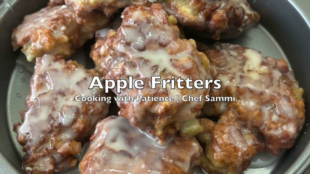 Where is my Secret Ingredient? | Easy Apple Fritters Recipe #personalchef #applefritters #chefsammi