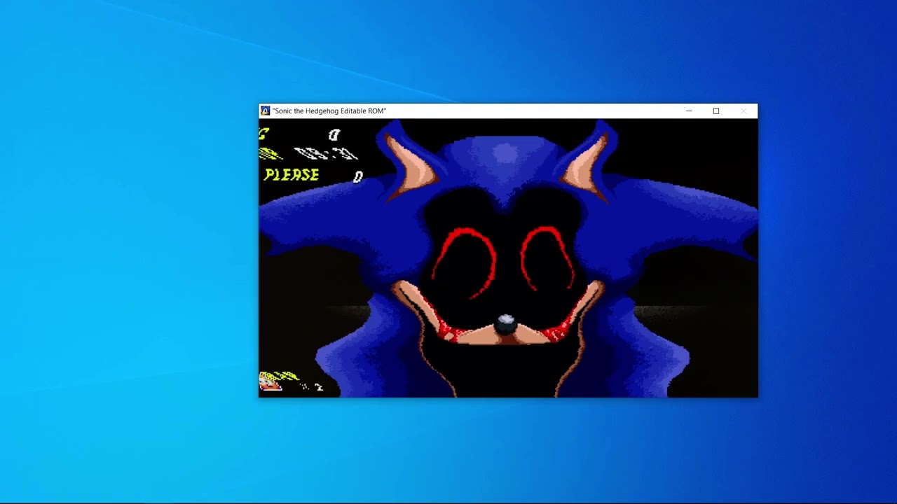 Sonic the Hedgehog: Editable ROM - EYX - Walktrough With No Comments