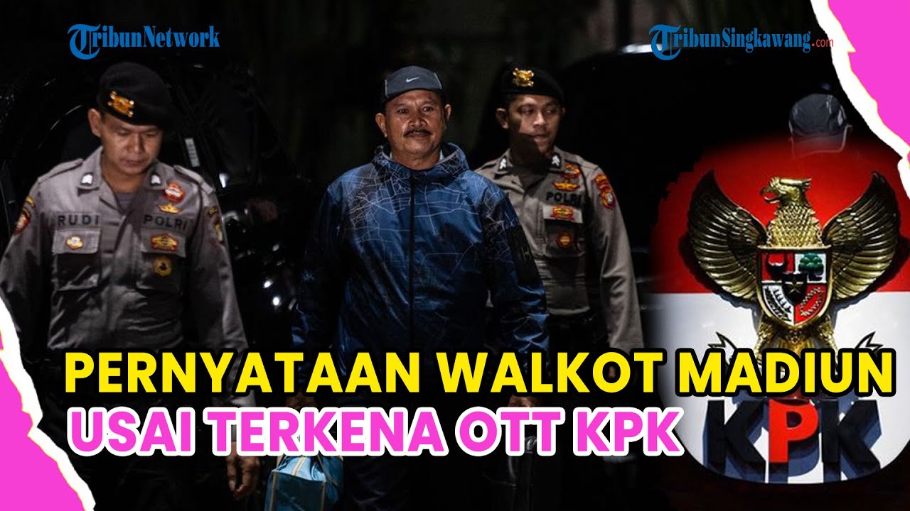 🔺PERNYATAAN WALI KOTA MADIUN USAI TERKENA OTT KPK❗