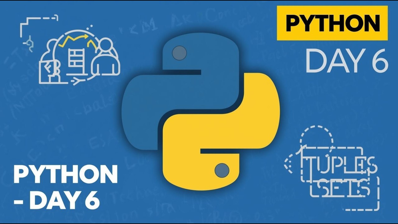 Day 6 – Tuples & Sets in Python Explained Clearly 🔥 | Interview Ready Concepts