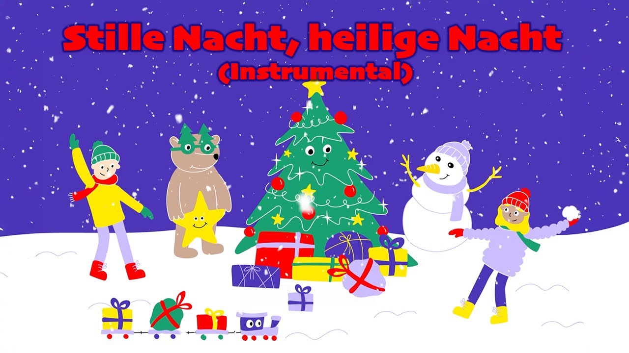 Weihnachtsmusik für Kinder 🎄 Detlev Jöcker - Stille Nacht, heilige Nacht (Instrumental Video)