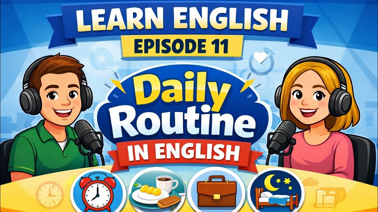Learn English Episode 11 | Daily Routine in English | Speak English Every Day | English Podcast