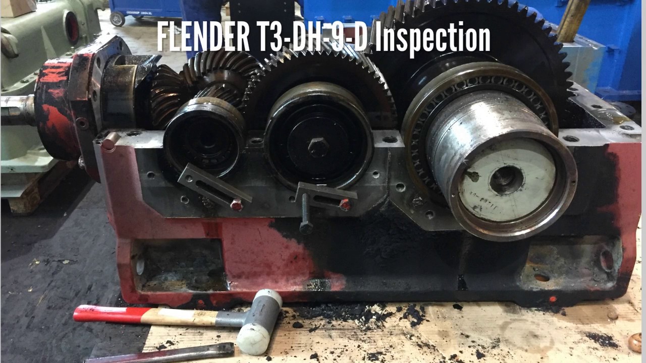 FLENDER T3 DH 9 D Gearbox Inspection