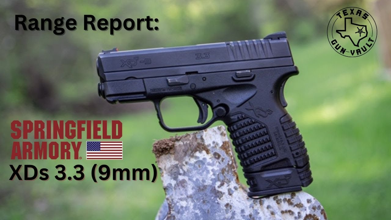 Range Report: Springfield Armory XDs 3.3 - The single stack 9mm XD pistol