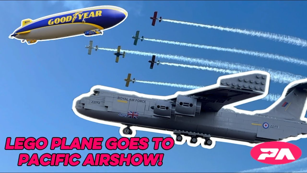 Lego Plane goes to Airshow! + pilot signatures