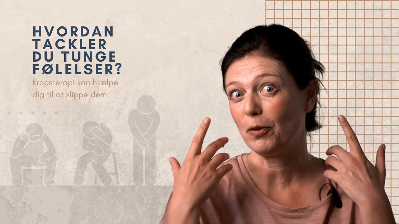 Kropsterapi kan hj&aelig;lpe dig, hvis du f&oslash;ler dig forkert eller f&oslash;ler meningsl&oslash;shed