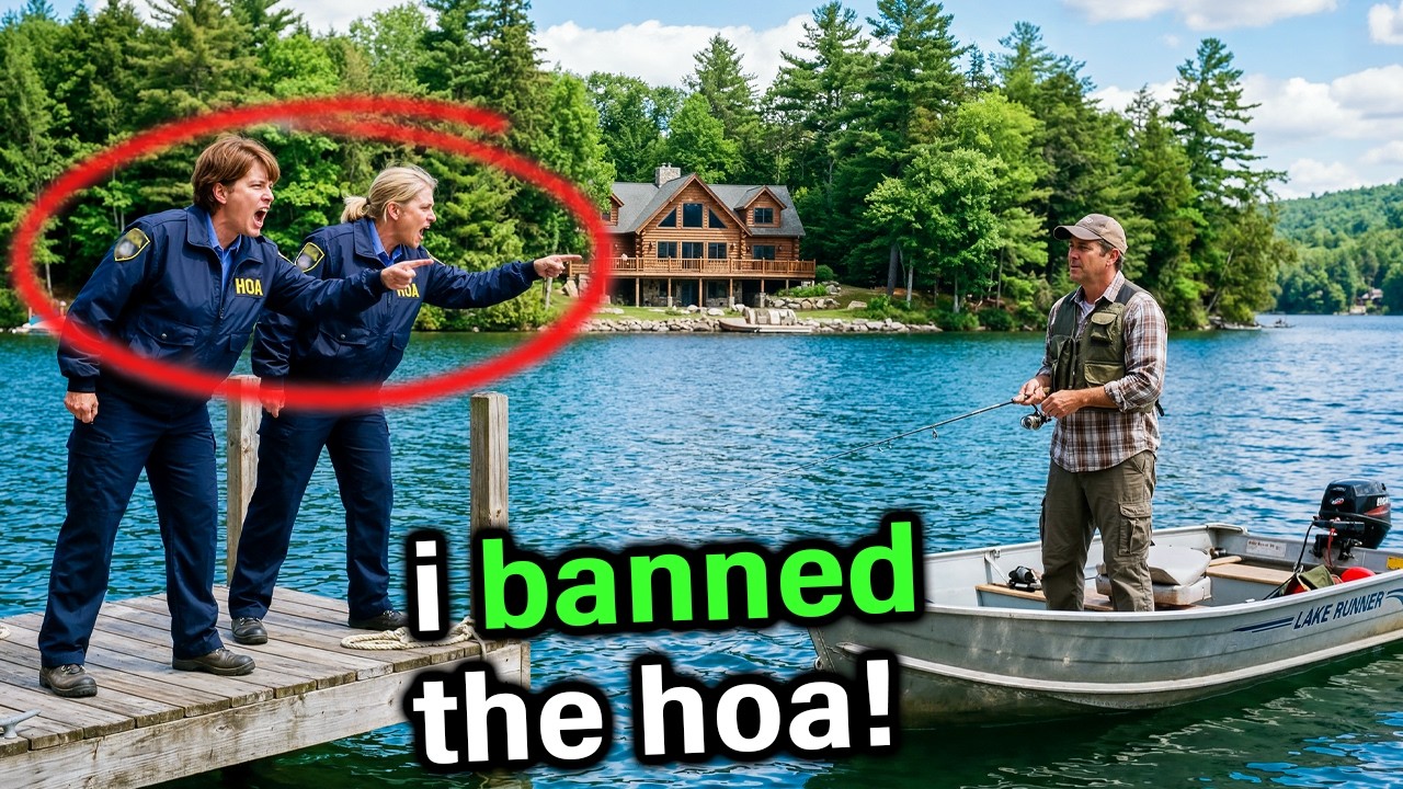 HOA Karens Fined Me For Fishing & My Boat.. Didn’t Know I own the Land! I Banned Their Lake Access!