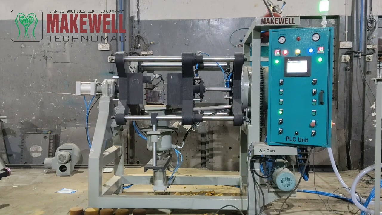 Shell Core Rollover Machine (with Auto Sand Feeder) | Makewell Technomac