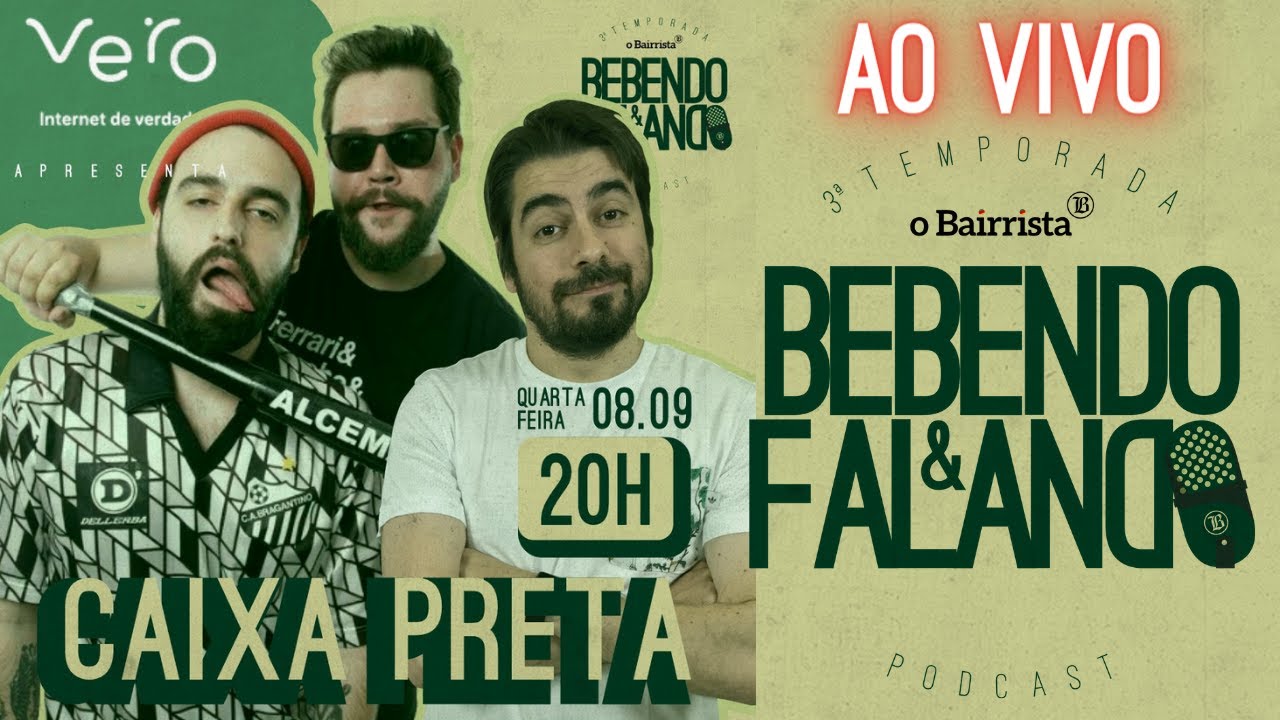 PEDRO SMANIOTTO, ARTHUR GUBERT E POTTER - CAIXA PRETA e  BEBENDO E FALANDO ao vivo