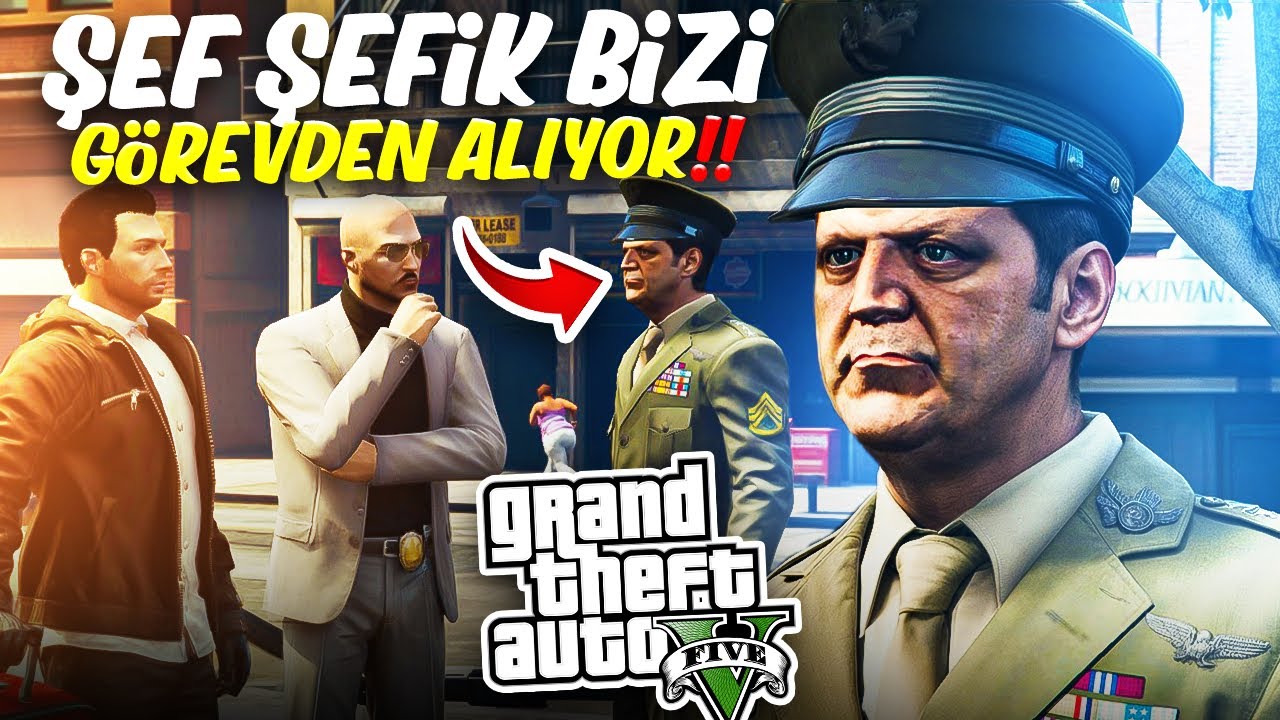 GTA 5 HAYDAR İLE POLİSİYE !!! ŞEF ŞEFİK BİZİ GÖREVİMİZDEN ALIYOR !!!! (Erdal Atıldı?!!??)#64