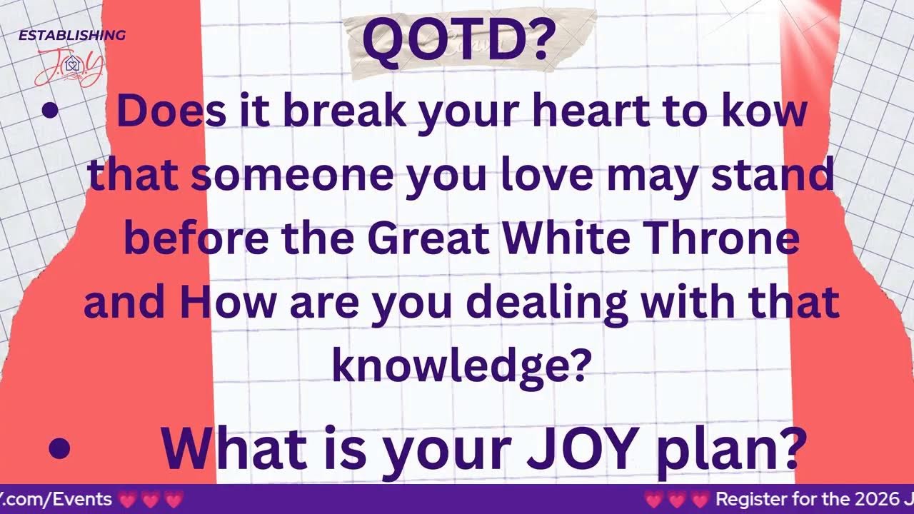 MORNING J.O.Y. 01/28/26 JOY in God's Justice with Eileen & Andrea!