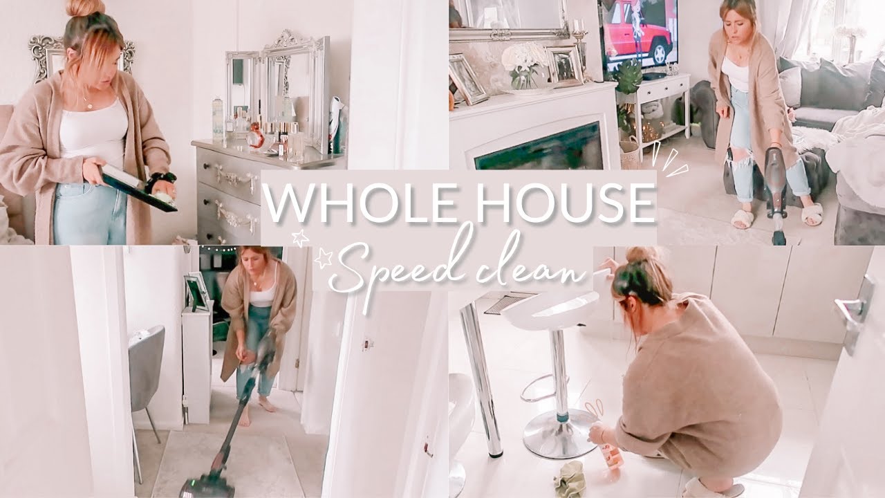FULL HOUSE SPEED CLEAN | EXTREME CLEANING MOTIVATION  | CLEAN WITH ME