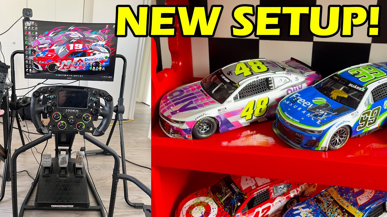 My New Sim Racing Setup & Updated Diecast Collection