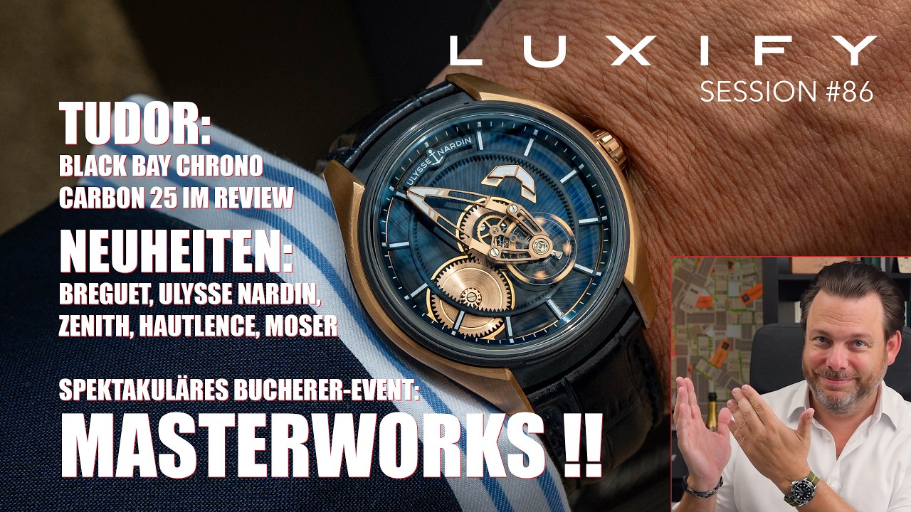 Tudor Black Bay Carbon 25, Breguet Type XX, Moser X Alpine Streamliner, Bucherer Masterworks & mehr