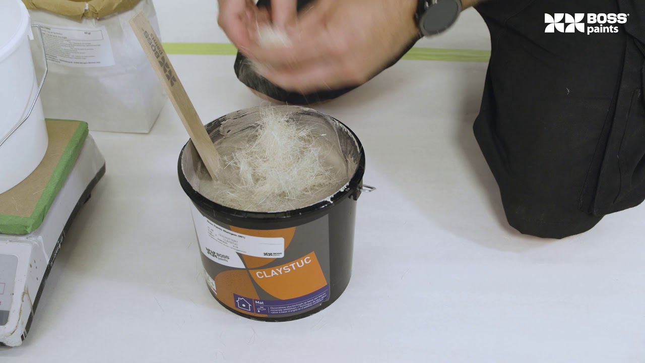 Claystuc Fibre mengen